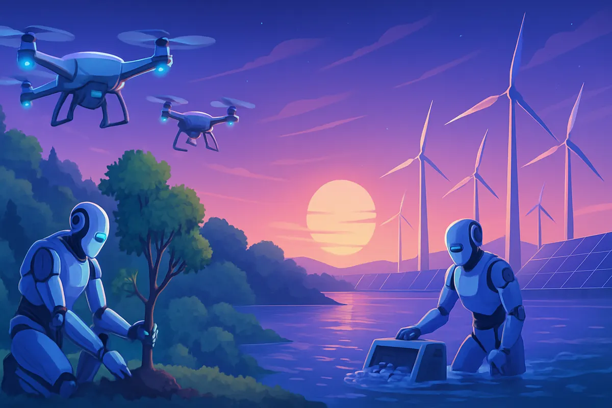 Des spécialistes analysent des données climatiques, énergétiques et écologiques dans un centre de surveillance.