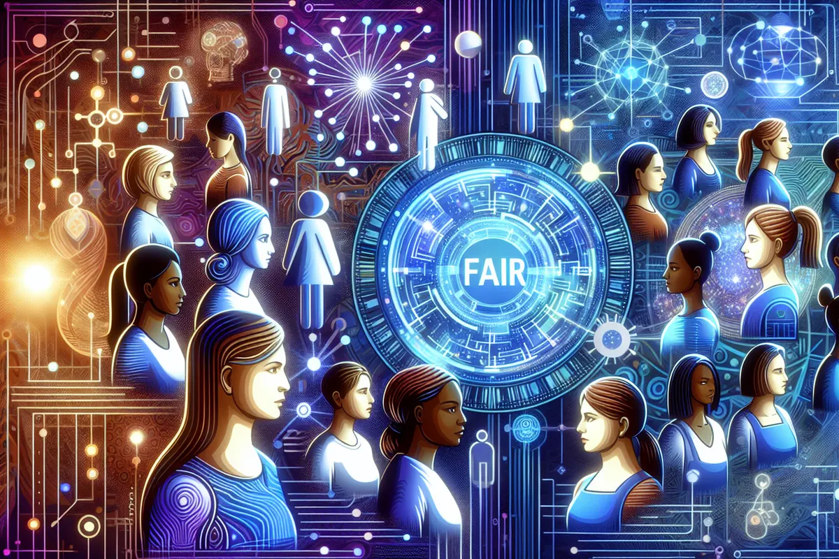 Des femmes et des hommes analysent ensemble des données et prototypes d’intelligence artificielle en réunion.