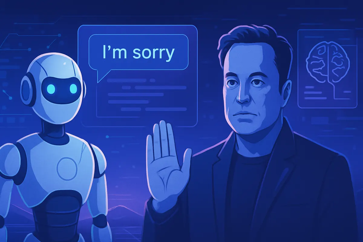 Équipe de contrôle examinant les alertes d’un chatbot après la diffusion de messages haineux sur un réseau social.